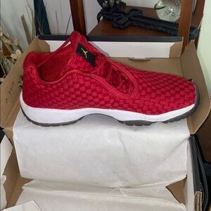 Air Jordan Future low 
Woven Red Sneakers